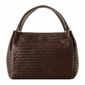 BOTTEGA VENETA ボッテガヴェネタ バッグ コピー ハンドバッグ 222322 V0016 2072 ダークブラウン INTRECCIATO NAPPA